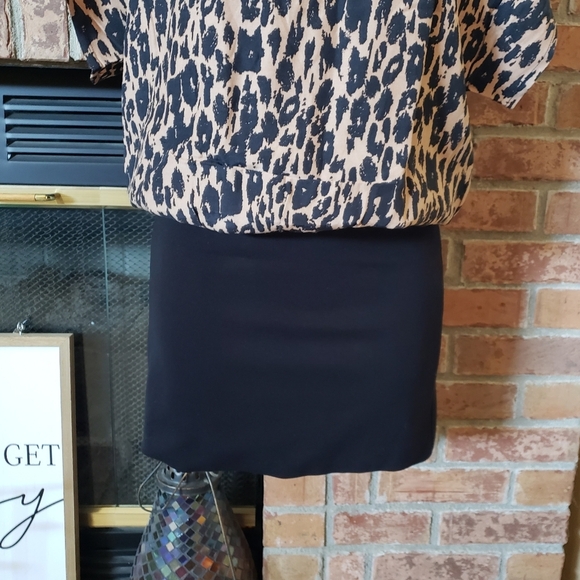 NWT Ganni Leopard Mini Dress - Picture 3 of 13